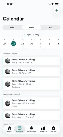 Another view of the GetWello app